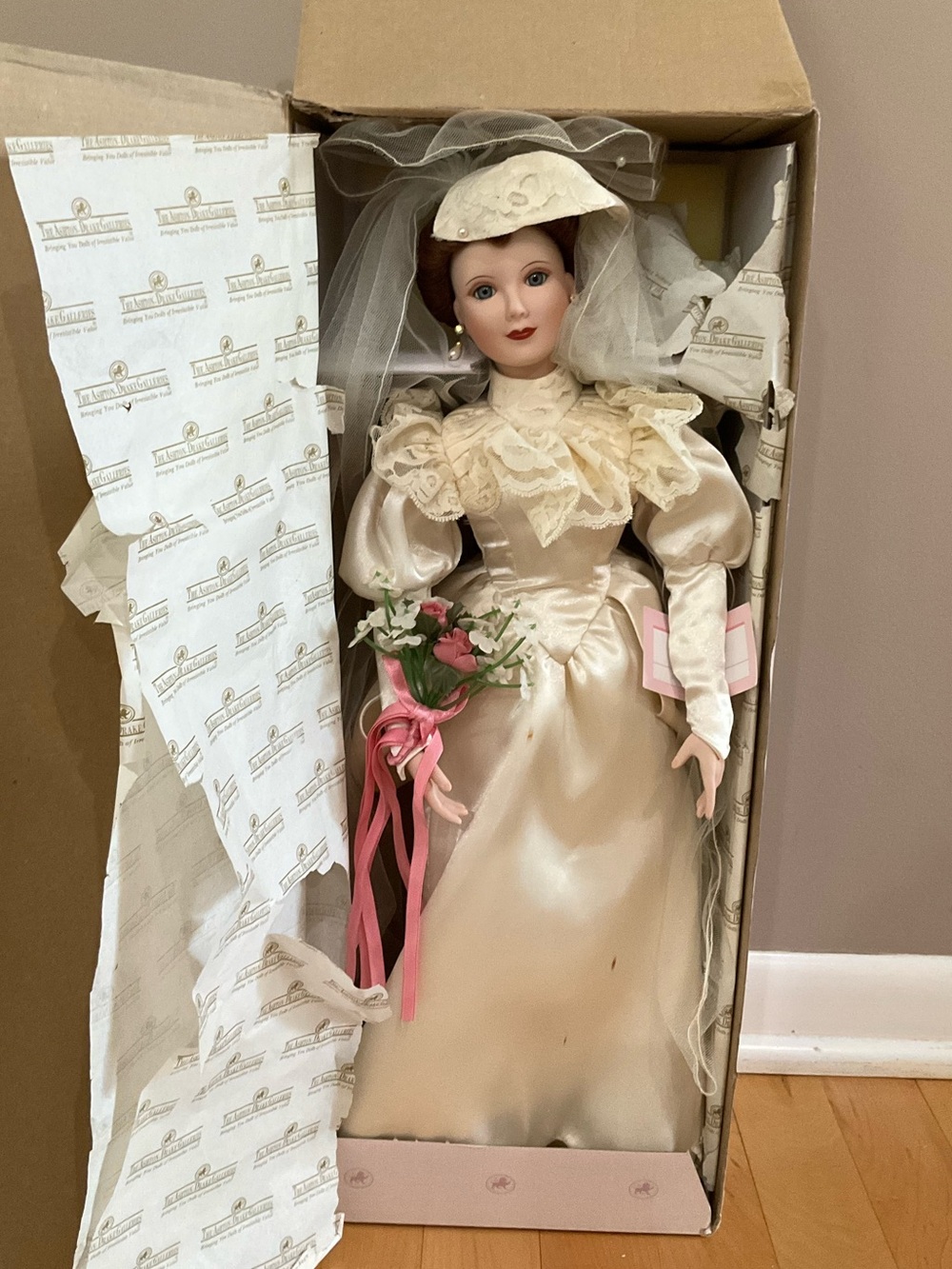 The Ashton Drake Galleries Porcelain Betty Doll Collectible Box